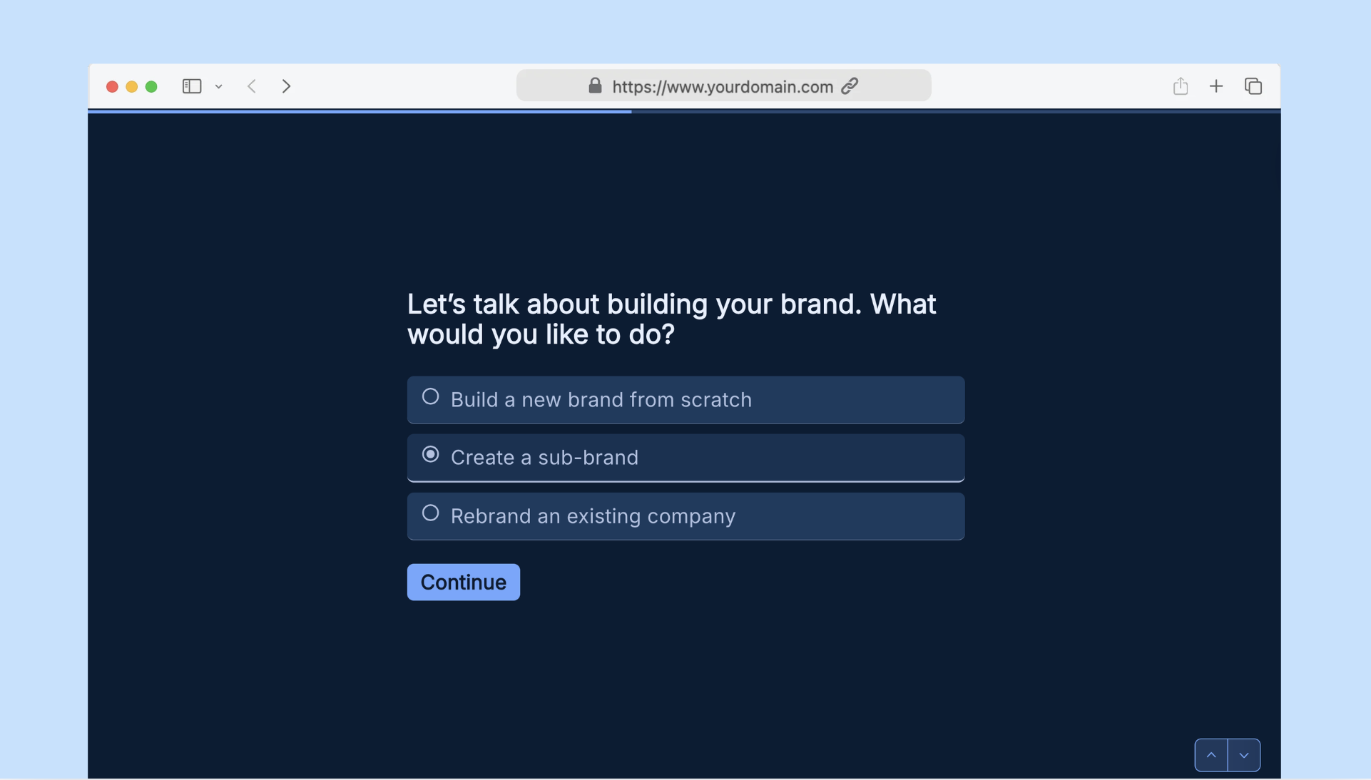 Branding questionnaire