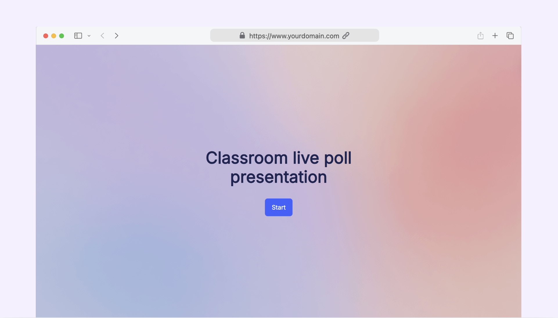 Live polling
