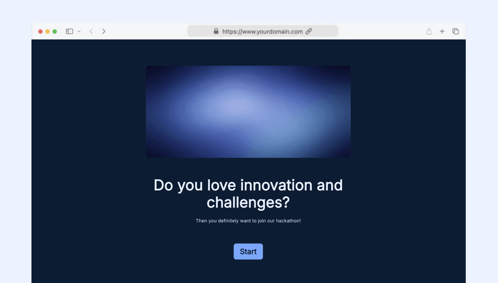 Hackathon registration