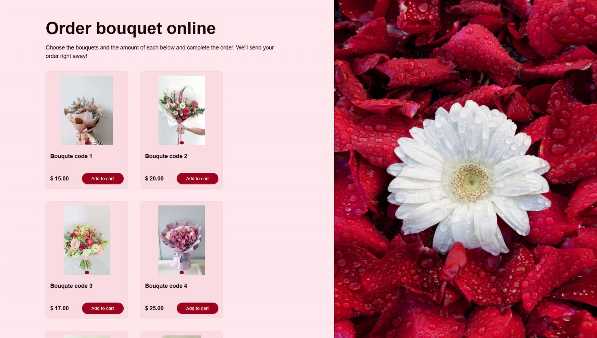 Order flower online