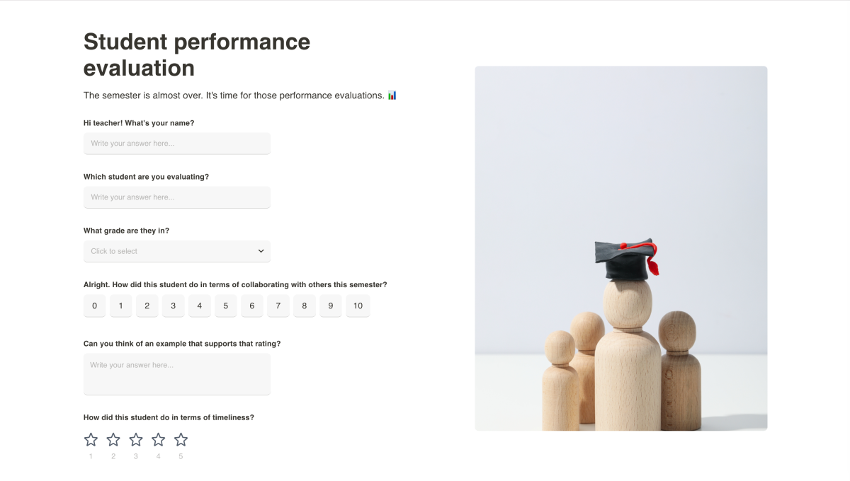 Student performance evaluation