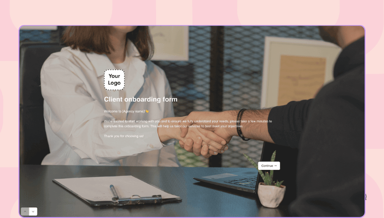 Client onboarding