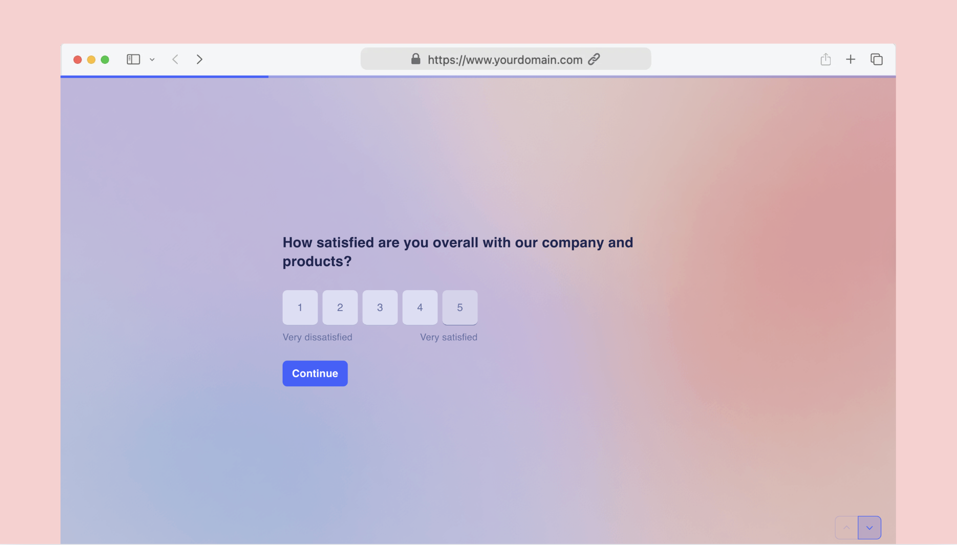 Customer satisfaction survey (CSAT)