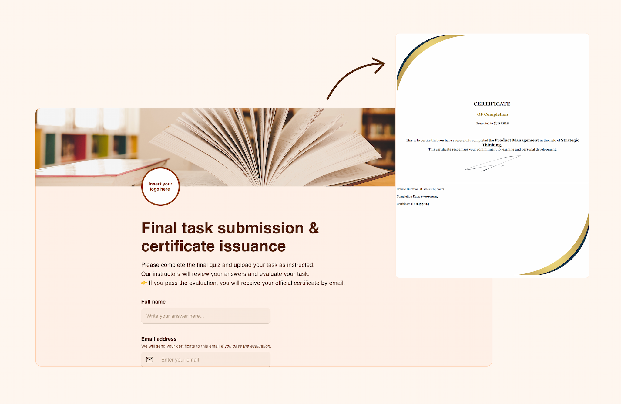 Final Task Submission & Certificate Issuance