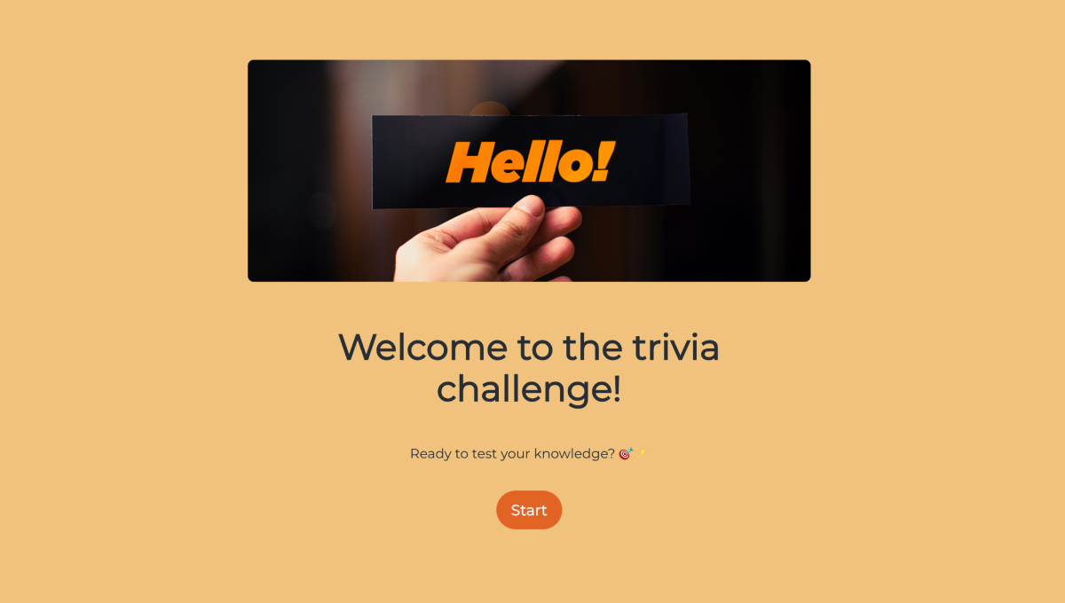 Trivia quiz