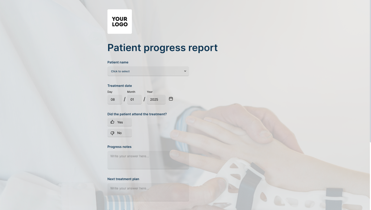 Patient progress report