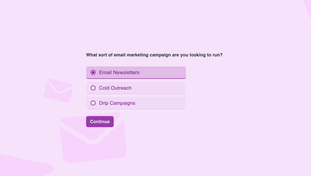 Email marketing project calculator