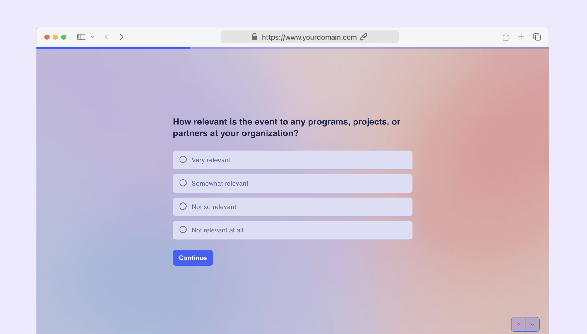 Corporate response to current events survey