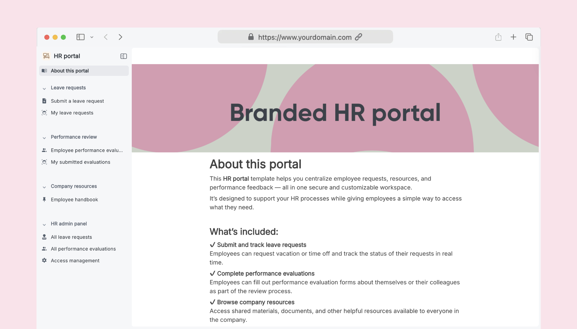 HR portal