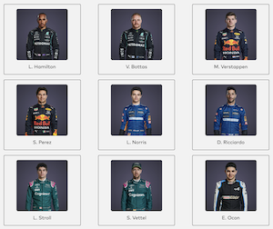 Driver of the day - F1 template | Formaloo