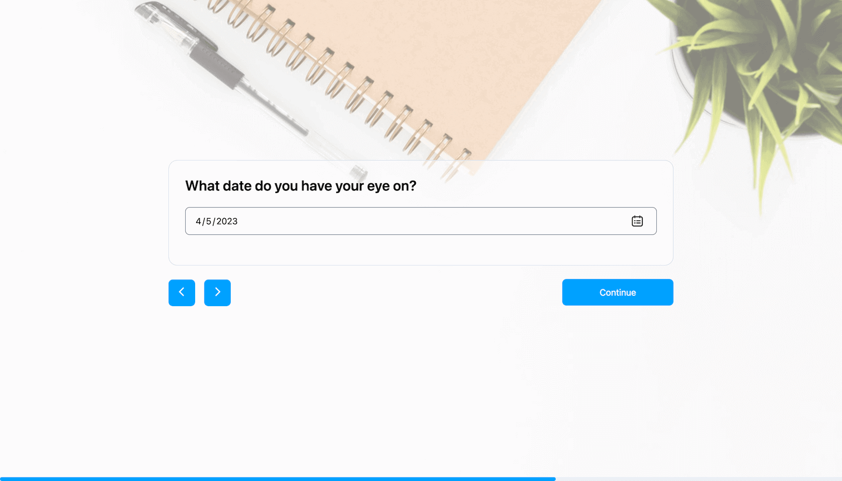 Event booking form template Formaloo