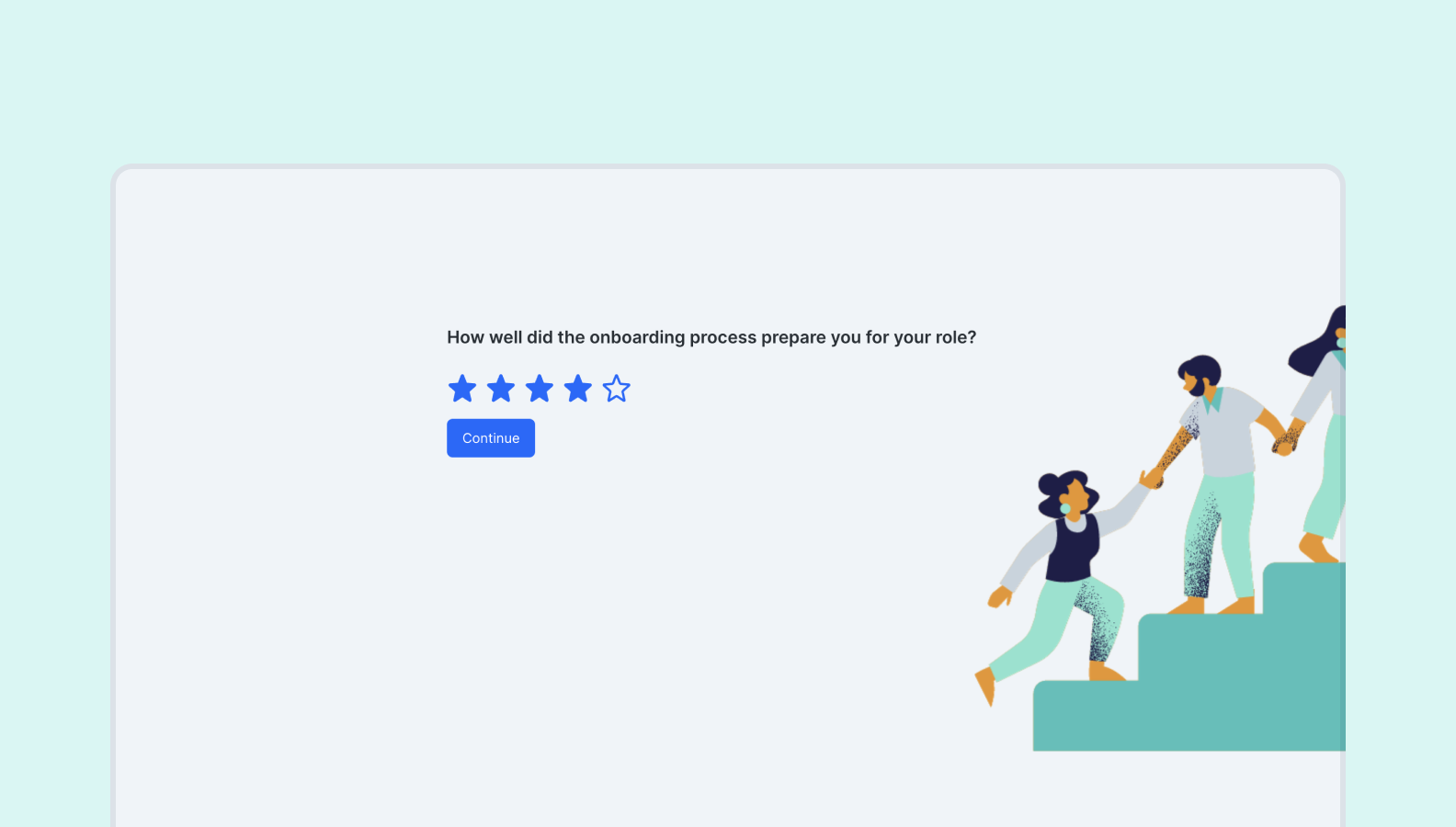 Employee onboarding survey template Formaloo