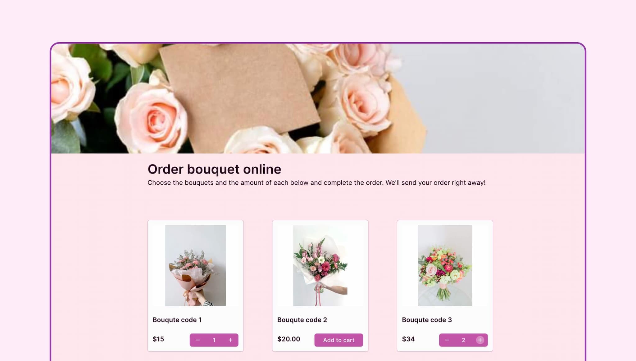Order flower online