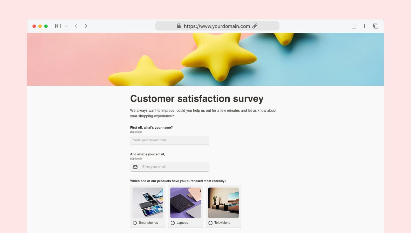 Customer satisfaction survey