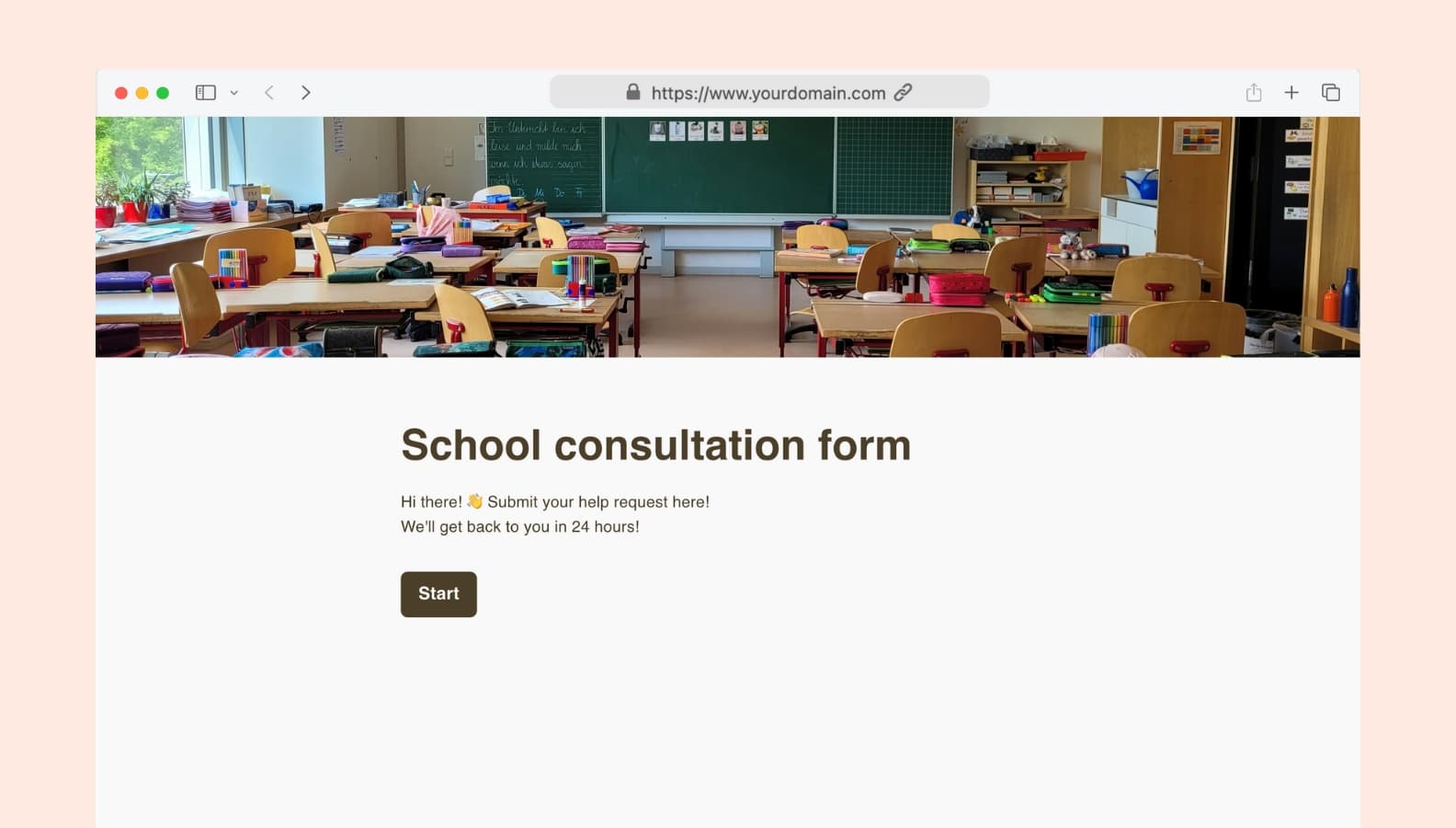 School consultation form