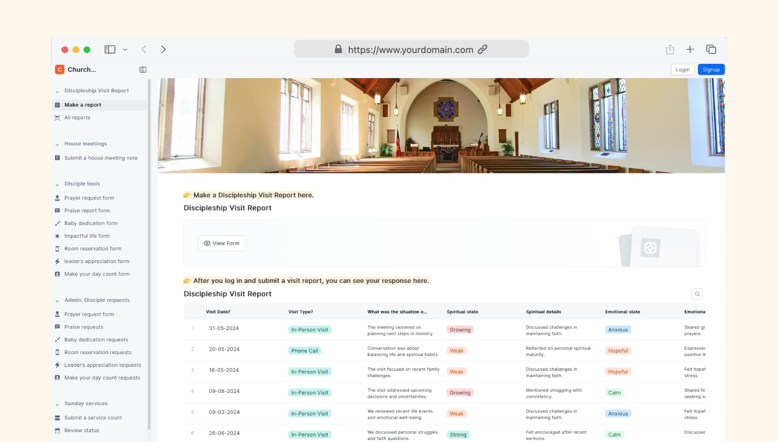 Church Management System