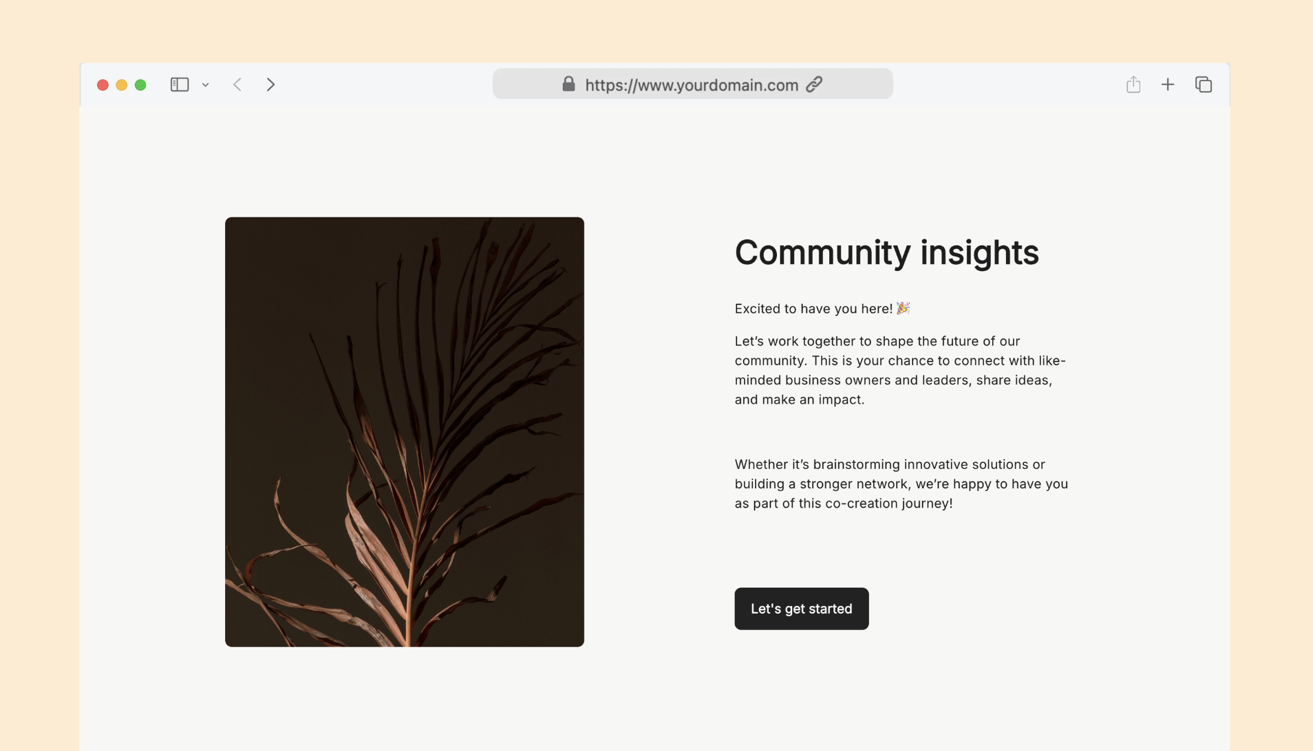 Community insights