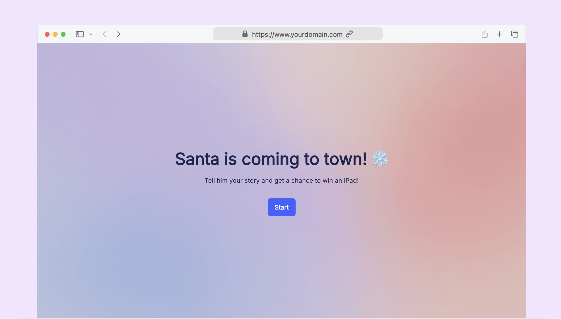 Christmas story contest