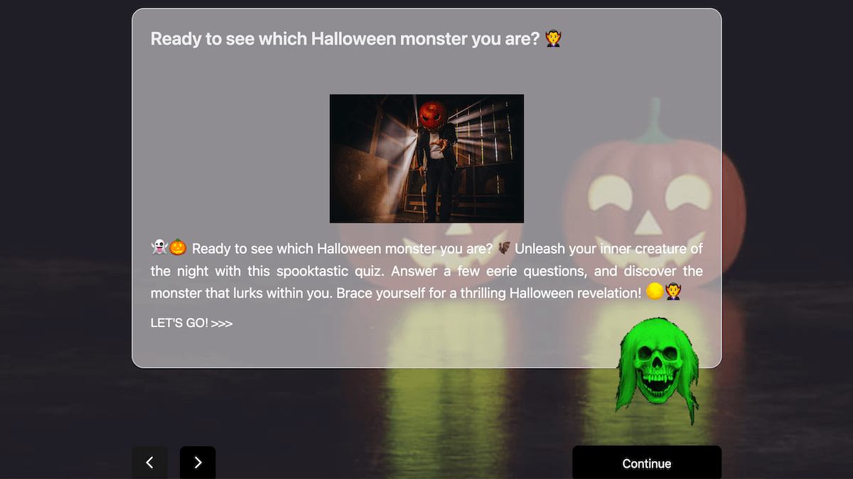 Ready to see which Halloween monster you are? 🧛‍♂️