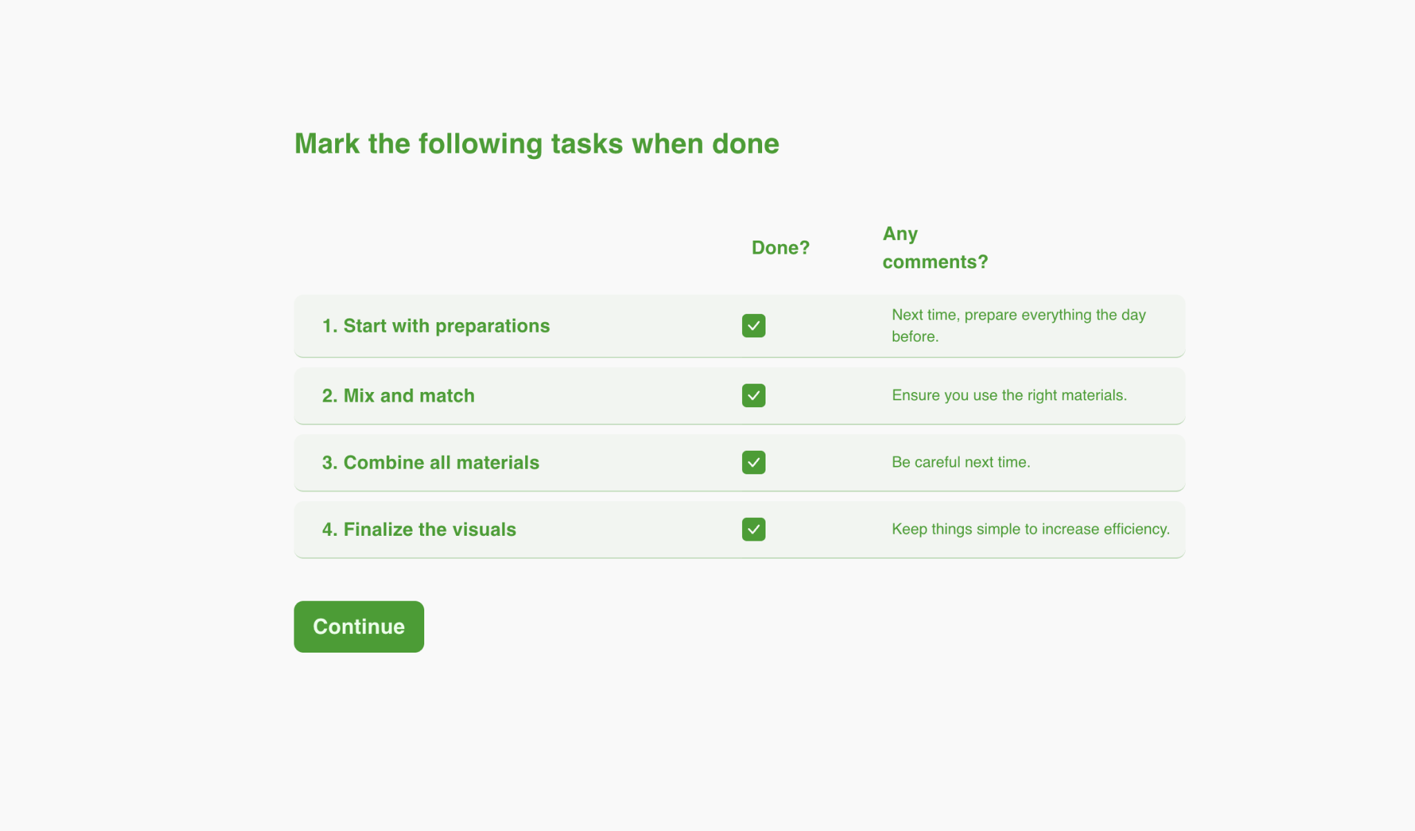 Checklist Form Template Formaloo checklist-form-template-formaloo